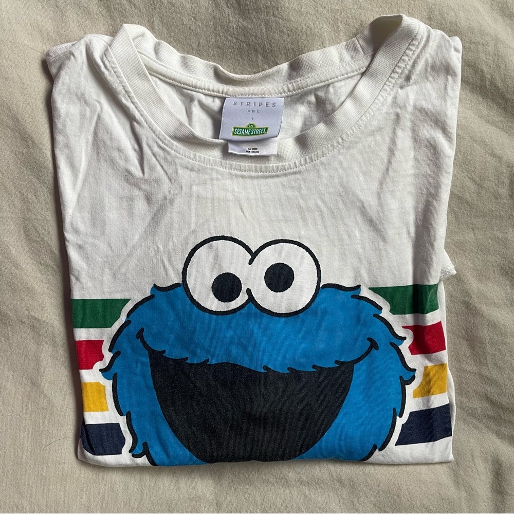 HBC Sesame Street Cookie Monster Shirt